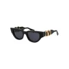 Valentino VLS-103A-50 BLK-GLD Sunglasses -LINDA FARROW butikk 154e5e1ce383dc5d97402bc5aa8118c2