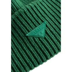 Läst Overstørrelse Beanie - Grønn
