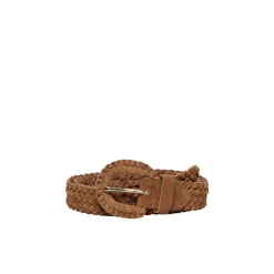 ONLY Brun Onlhanna Flettede Skinn Jeans Belte Acc Mangfoldig