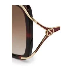 Gucci Solbriller -LINDA FARROW butikk 6c5893ee16d73e25ab4e2e26df5052b8