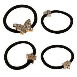 Svart Pascal Hårstrikk 4 Pk 12 Svart Pascal Hårstrikk 4 Pk -LINDA FARROW butikk aaafe193a1ef620528260782bc225d69