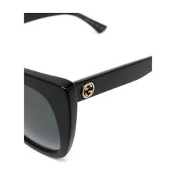 Gucci GG0163SN 001 Sunglasses -LINDA FARROW butikk c4e96f34c0cc8eaee4d0feb8ad7c4502