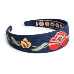 Blå Pascal Bunadshårbøyle Og Bunadslips Graffer